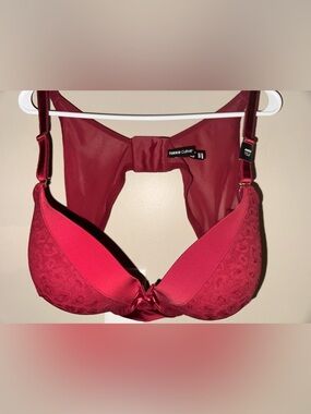 Torrid Curve Red Push-Up Bra